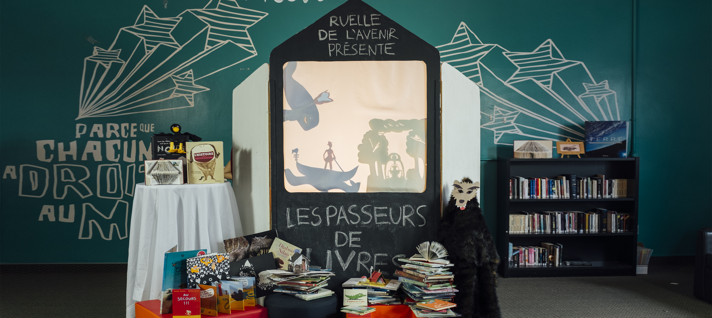 Photo description Les passeurs de livres