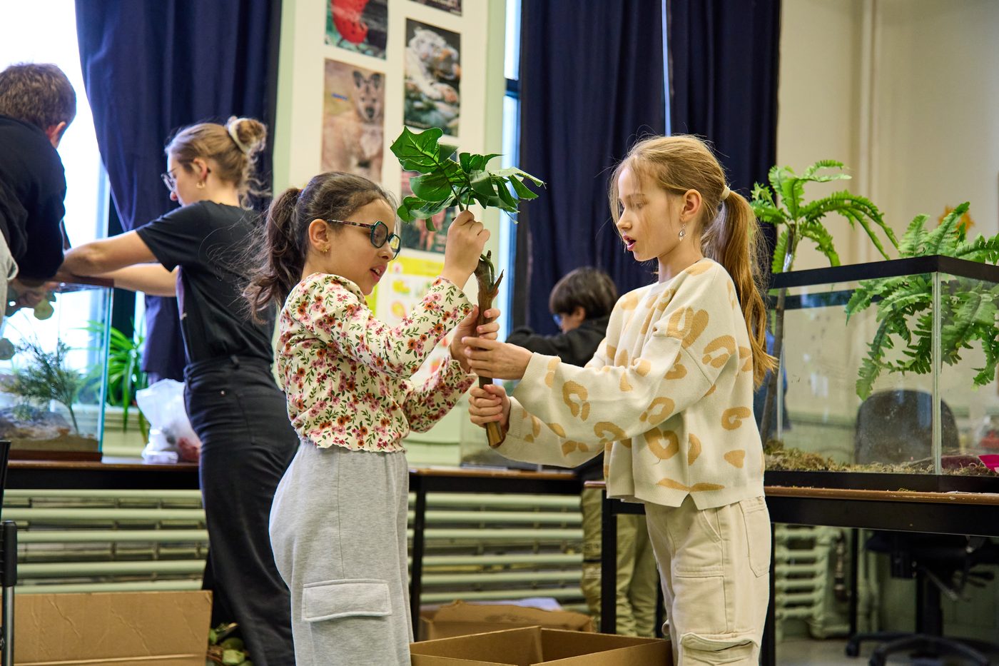 Enfants en atelier