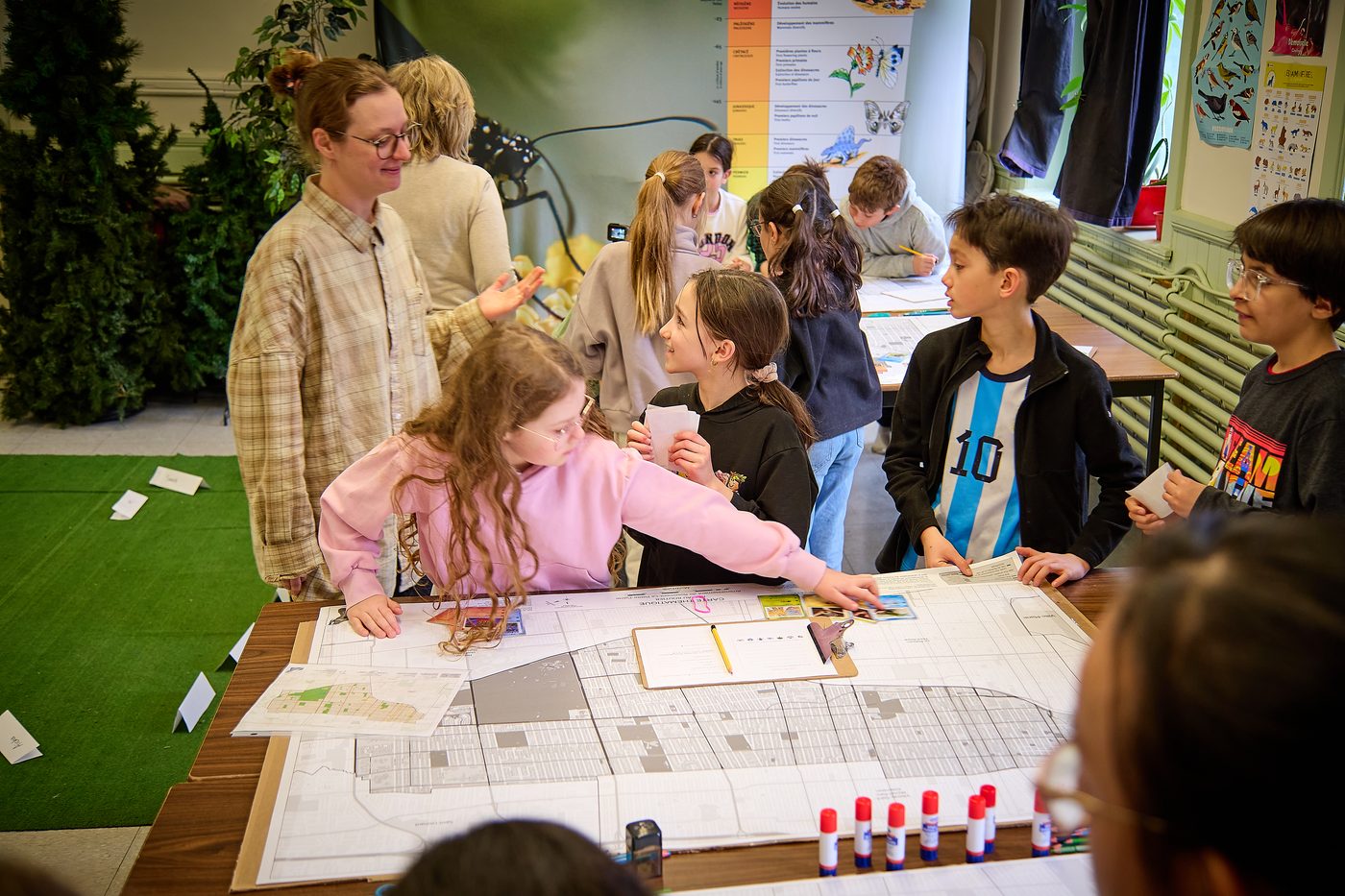 Enfants en atelier