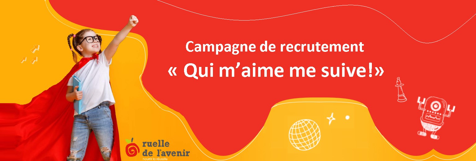 Photo de couverture et entête de lettre – campagne recrutement