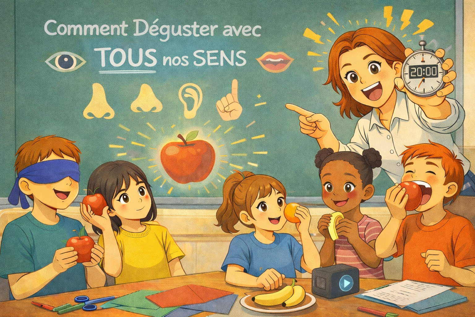 Dégustation 5 sens